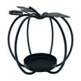 thumbnail image 1 of putnchl Festival Wrought Iron Hollow Pumpkin Tealight Holder Halloween Metal Candlestick for Home and Restaurant Decors,Black, 1 of 4
