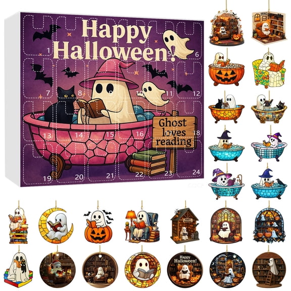 putnchl Halloween Arrival Calendar Includes 24 Arrival Calendars, Countdown Calendar, And Surprise Collectibles