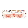 thumbnail image 1 of putnchl Halloween Colorful Makeup Face Stickers Halloween Holiday Party Show Temporary Face Stickers, 1 of 2