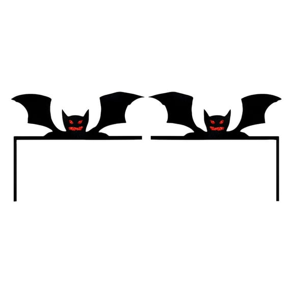 putnchl Halloween Door Corner Decor, Spider Webs Bats Pumpkin Witch Wood Ornament, Histioid Halloween Right Angle Door Decorations For Front Door,Passage Home And Party