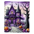thumbnail image 1 of putnchl Halloween Print Blanket, 1 of 4