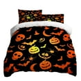 thumbnail image 1 of putnchl Halloween Three-piece Bedding Set Quilt Cover Pillowcase Brushed Fabric Thickened, 1 of 4