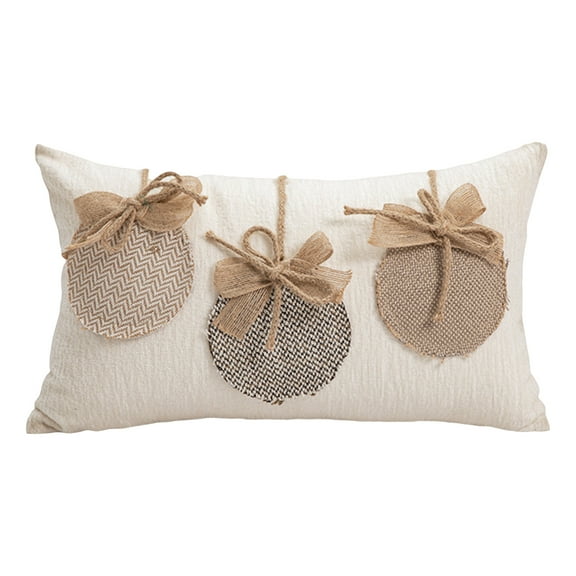putnchl Home Textile Soft Christmas Decoration Home Throw Pillow Rectangular Decoration Throw Pillow Sofa Cover(without Core)