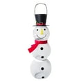 thumbnail image 1 of putnchl Outdoor Wild Bird Feeder Metal Christmas Snowman Hanging Bird Feeders Decorative Bird Feeder, 1 of 5