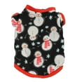 thumbnail image 1 of putnchl Pet dog Winter Christmas Print Clothes Pet Dog Long Sleeve Top, 1 of 4