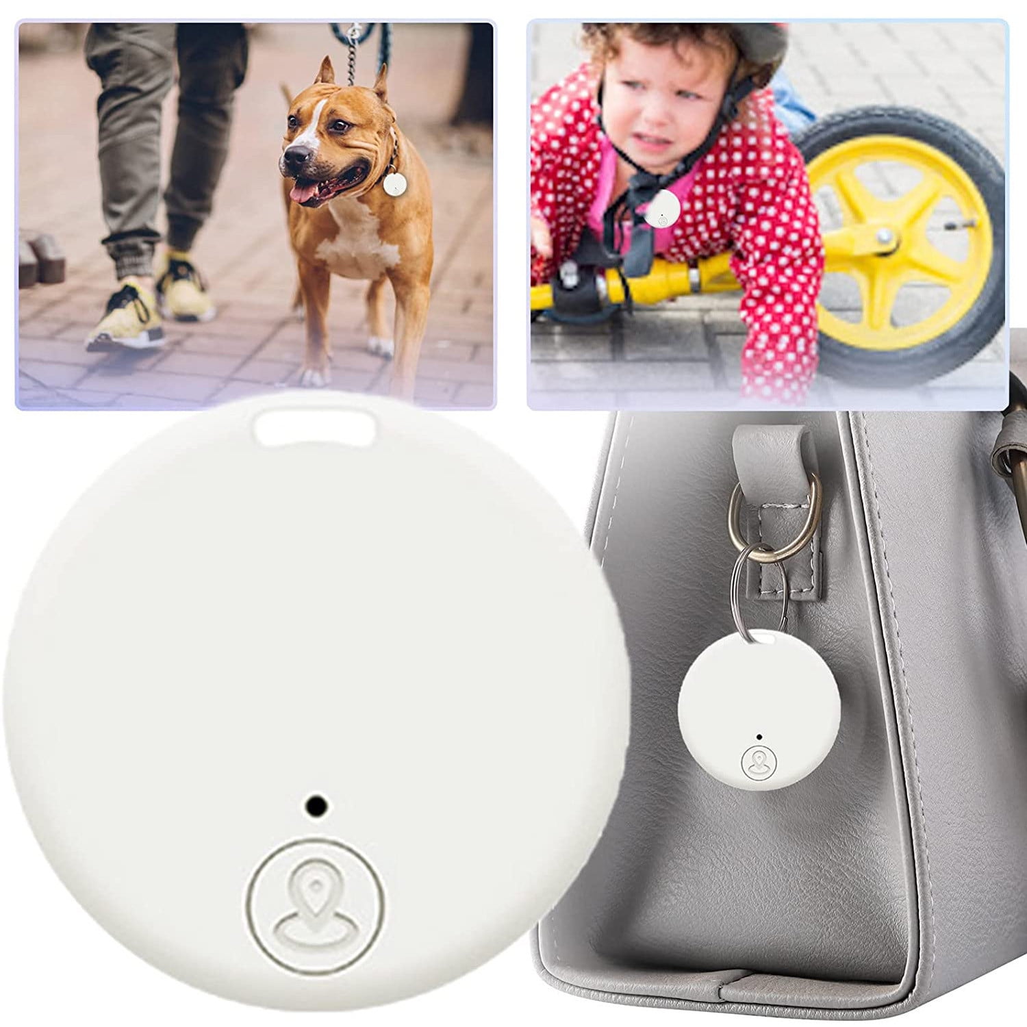 MXWFDY Portable GPS Tracking Mobile Tracking Anti Loss Smart Device Key ...