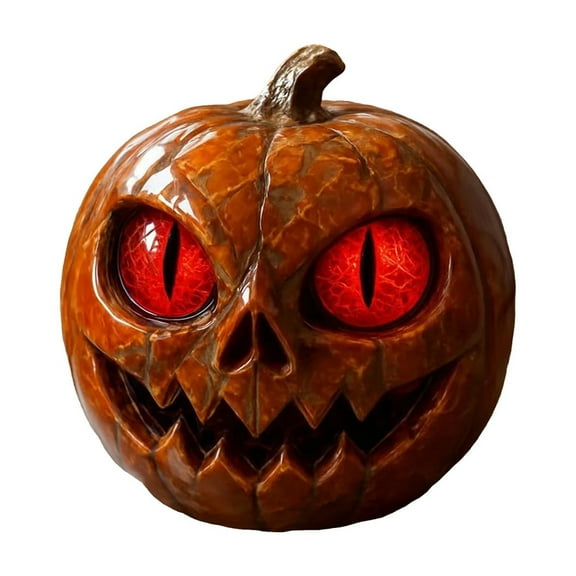 putnchl Resin Pumpkin Halloween Decoration