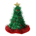 thumbnail image 1 of putnchl Santa Hat Christmas Decoration Hat Christmas Tree Headdress Headband Accessories, 1 of 2