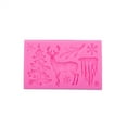 thumbnail image 1 of putnchl Silicone Resin Molds Christmas Tree Leaves Deer Fondant Mould Tools Kitchen Baking Accessories, 1 of 5
