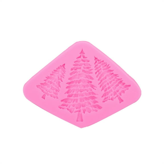 putnchl Silicone Resin Molds Christmas Tree Leaves Deer Fondant Mould Tools Kitchen Baking Accessories