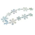 thumbnail image 1 of putnchl Snowflake Ornaments Christmas Banner Snowflake Garland Party Winter Festival Party Supplies Party Decoration New Year Party Home Decorat, 1 of 5