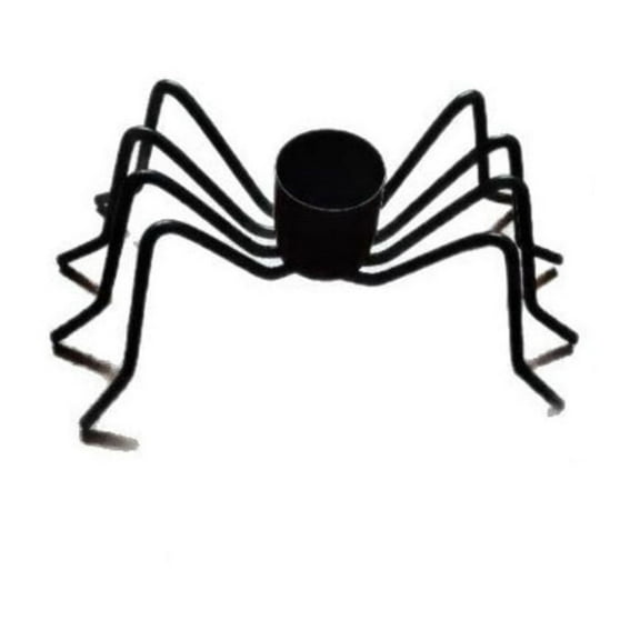putnchl Spider Candle Holder, Halloween Props Decoration Ornaments Black Candle Holder
