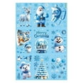 thumbnail image 1 of putnchl Static Film Double-sided Printing Cute Christmas Stickers Window Decorations 9pcs, 1 of 5
