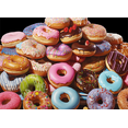thumbnail image 1 of puzzles for adults 200 pieces for adults Colorful Donuts Formation wooden Challenging Puzzles Perfect for Game 13.9'' x 9.8'', 1 of 5