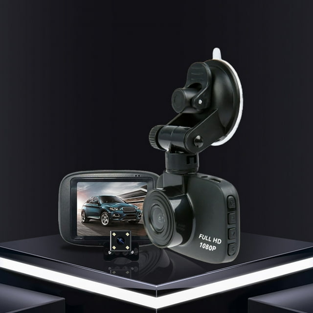 pvdgvd 2.2inch IPS Screen Front And Rear Dual Lens Dash Cam 1080P HD