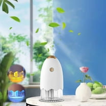pvdgvd Cool Mist Humidifier for Bedroom, 450ml Large Capacity Lasting Up to 12 Hours, Oil Diffuser with Colorful Light & Auto Shut Off, Ideal for Family Plants Nursery Large Room