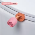 thumbnail image 1 of Toilet Lid Lifter, Anti-Dirty Handle Toilet Seat Cover, Toilet Cover Lifter with Buckle Design, Easy to Install and Clean, Soft PVC for Comfortable Use, 1 of 3