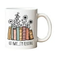 thumbnail image 1 of pvdgvd Floral Book Lover Ceramic Mug, 350ml for Librarian Teacher, Dishwasher & Microwave Safe, Ideal Gift, 1 of 4