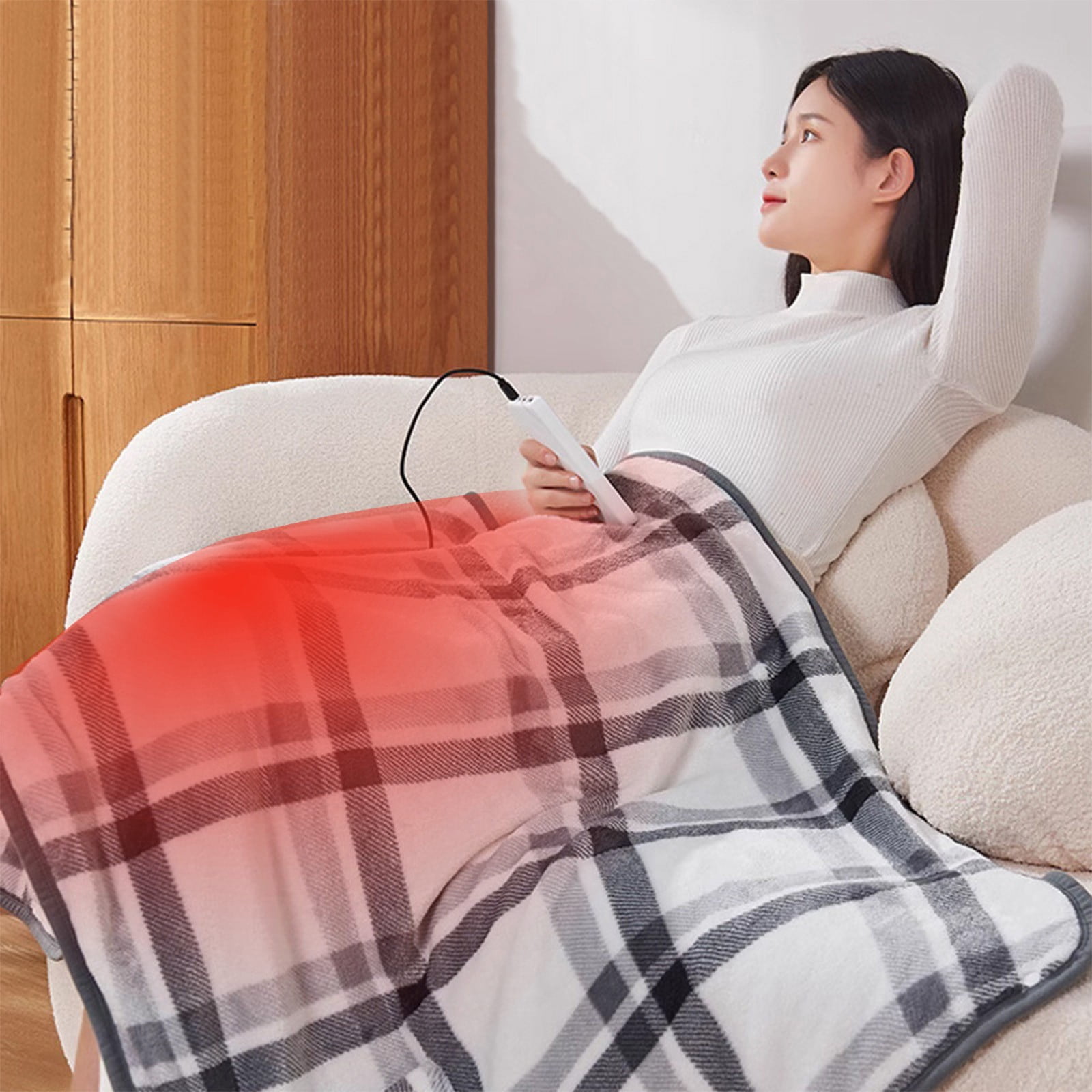 pvdgvd Heating Pad & Foot Warmer, 3 Temperature Settings Double