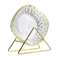 pvdgvd Household Spit Bones Plates, 4 Pack Plastic, Stackable Space Saving, Easy to Clean for Fruit Snacks Dried Fruit, Desktop Small Dishes