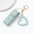 thumbnail image 1 of pvdgvd Lipstick Storage Box with Heart-Shaped Mirror, Keychain Design & Portable, Cute for Purse & Backpack, Makeup Accessory, 1 of 5