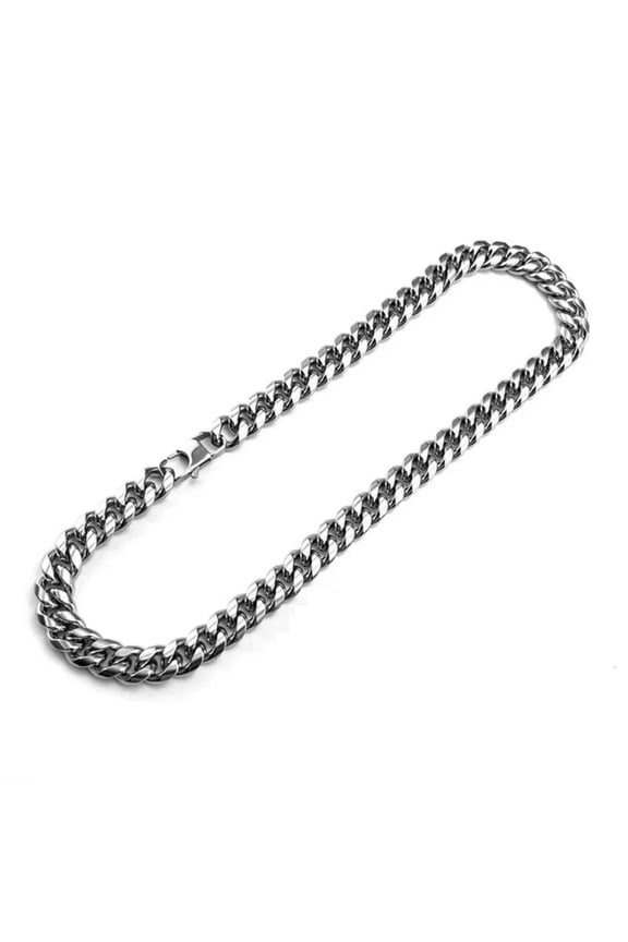 Mens Cuban Link Chain Necklace, Copper Material & Polished Finish, Stylish Design for Casual Dressy Outfits, Tarnish-resistant & Ideal Gift for Birthdays Holidays