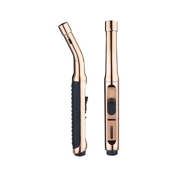 pvdgvd Metal Lighter Torch, 1300°C Flameproof For Outdoor Barbecue Baking, Windproof & Adjustable, Refillable