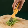 thumbnail image 1 of pvdgvd Multifunctional Shred Peeler, Plastic & Stainless Steel for Celery Onions, 2-in-1 Cutting Peeling Tool, Easy to Use Kitchen Gadget, 1 of 3