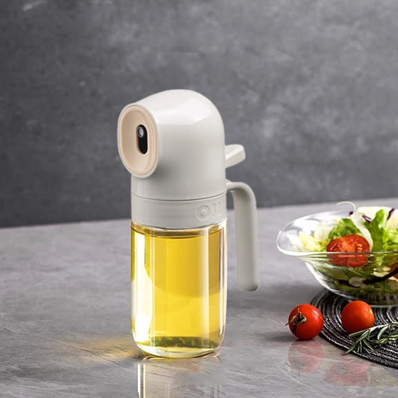 pvdgvd Oil Sprayer - Kitchen Household Cooking Oil Spray Bottle, Atomizing Mist, Food Grade Glass, Leak-Proof, One-Handed Operation - Home, Outdoor BBQ, Picnic, Family Gatherings