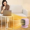 thumbnail image 1 of pvdgvd Portable Indoor Heater, 800W Fast Heating Ceramic Heater with Overheat Protection, Quiet Operation for Bathroom Office Desk Baby Room, Safe & Efficient, 1 of 8