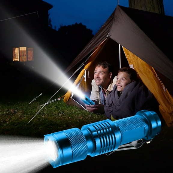 pvdgvd Rechargeable 8 LED Head Lamp, High Bright White Light with 3 Modes & Zoomable Beam, USB Powered for Outdoor Running Hunting Hiking Camping, Durable & Compact