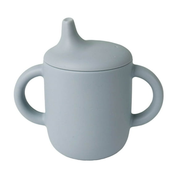 pvdgvd Silica Gel Water Cup, Infant Learning Drink Cup, Duckbilled Cup, Avoid Drop & Leak Proof, Food Grade, BPA/PVC-Free, Dishwasher Safe, Children's Tableware
