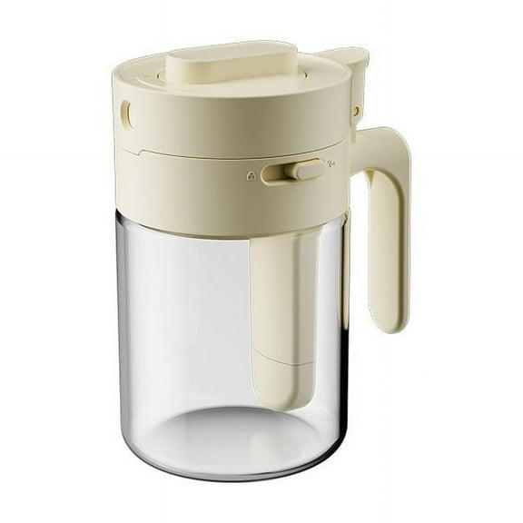 pvdgvd Spoon Separation Seasoning Box, Glass & Stainless Steel Multifunctional Storage, Locking Lid & Easy to Clean, Kitchen Organizer