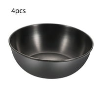 pvdgvd 4pcs Stainless Steel Condiment Dipping Bowls, Snack Soy Sushi Dippers with Polished Edges, Stable Base & Versatile, Kitchen Tool