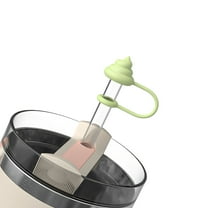 pvdgvd Toilet Straw Overflow Stopper, Cup Falling Stopper, Outdoor Straw Sleeve, Food-Grade, BPA-Free, Reduces Spills, Easy to Install & Clean, Fits 20-40oz Tumblers