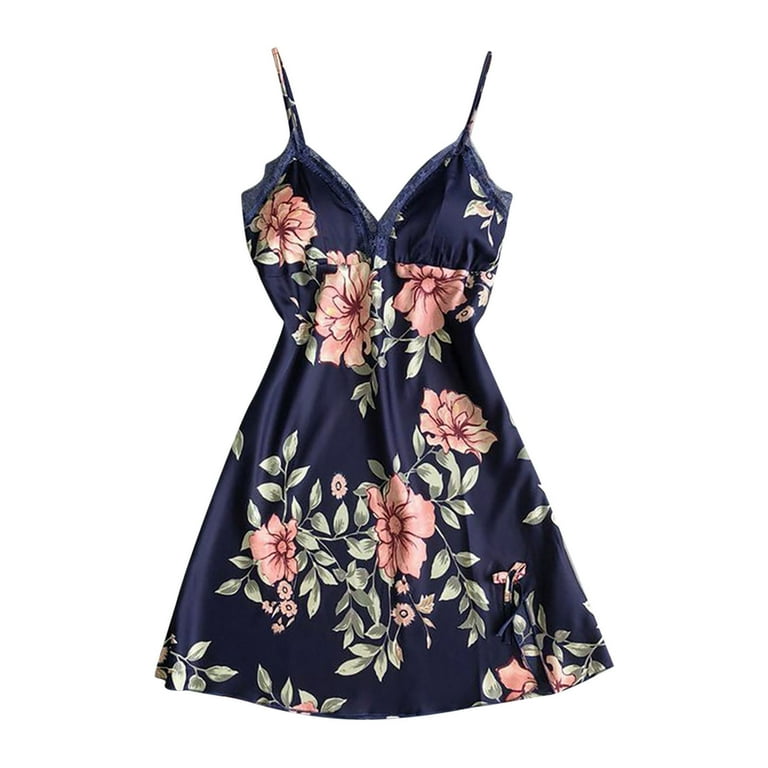 Printed Sling Slit Dress Printed Sling Slit Dress