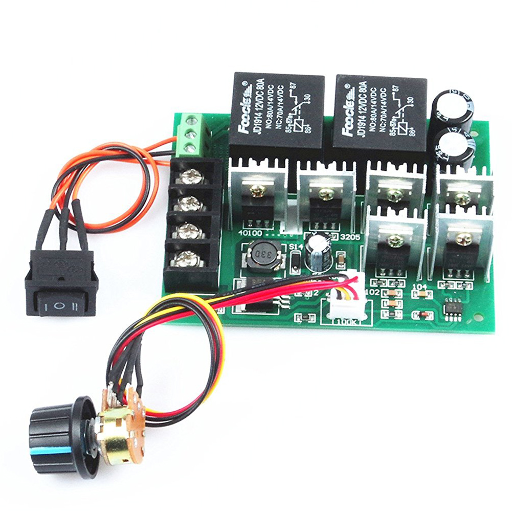 pwm speed controller PWM electronic governor 40A DC 10V50V 12V / 24V