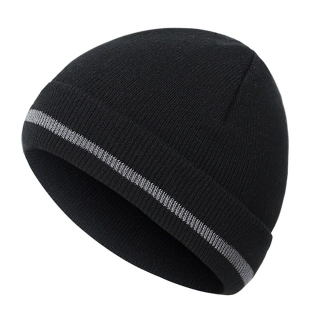 pxiakgy baseball cap adult reflective knit beanie hats warm winter hats