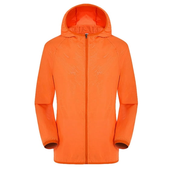 pxiakgy coat for men women casual top windproof rainproof men's windbreaker jackets ultra-light men's coats & jackets men jackets & coats orange + s