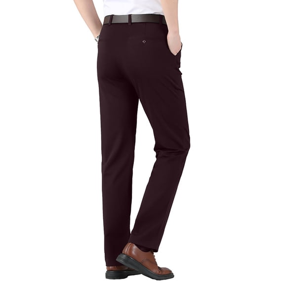 pxiakgy jeans for men elastic waist casual business color men's pants thin high trousers solid men's pants men casual pants + xxl