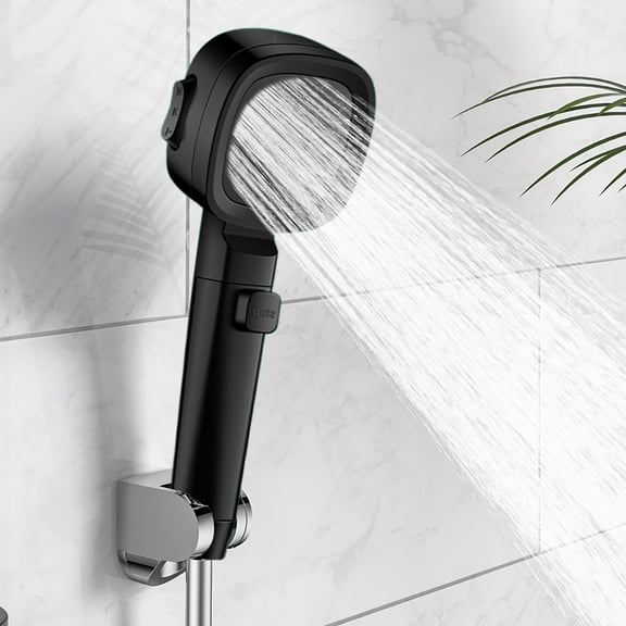 qILAKOG 3-Mode High-Pressure RV Shower Head – Water-Saving Spray with Hose & Switch for Campers, Trailers & RVs, Showerheads with Adhensive Holder