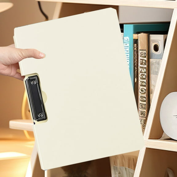 qILAKOG A4 Clipboard With Storage, Portable Document Splints, Vertical Document Office Supplies, Convenient for Document Storage and Organization