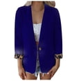 thumbnail image 1 of qILAKOG Blazer Dress for Women Casual Blazers Open Front Business Lapel Long Sleeve Jackets Plus Size Lightweight Work Office Blazer Cardigan Work Clothes for Women, 1 of 6