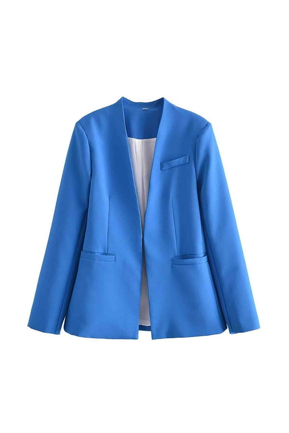Blazers for Women Blazer Jackets Long Sleeve Lapel Open Front Pockets Casual Work Office Blazers Jacket Suit with Pocket Women's Blazers & Suit Jackets Suit Women