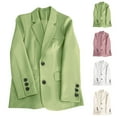 thumbnail image 1 of qILAKOG Blazers for Women Business Casual Women Business Blazer Jacket Open Front Long Sleeve Lapel Fashion Work Professional Suit Jacket with Pockets Womens Blazers, 1 of 4