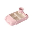 thumbnail image 1 of qILAKOG Car-Themed Tableware - PP Plastic Tableware - Bamboo Fiber Car Baby Food Plates - Creative and Cute Split Design Bowl Sets - Cartoon Tableware for Children, 1 of 2