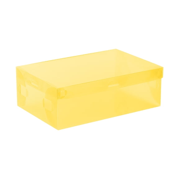 qILAKOG Large Shoe Organizers Storage Boxes for Closet, 1 Pack Clear Plastic Stackable Storage Bins with Lids, Under Bed Shoe Containers for Entryway