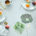 thumbnail image 1 of qILAKOG Lunch Box, Square Lunch Container With Cutlery and Dip Compartments, 3 Leak Proof Compartments, Microwave and Dishwasher Safe, Suitable for Work, Travel and Camping, 1 of 6