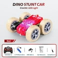 thumbnail image 1 of qILAKOG Plastic Remote Control Car, Double-Sided Stunt Car Dump Truck,2.4g Dinosaur Toy Car, Four-Wheel Drive High-Speed Rotating Drifting Car, 1 of 6