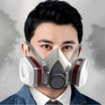 thumbnail image 1 of qILAKOG Silicone Dust Mask, Reusable Half Mask, Half Respirator Mask, Air Purification Mask, Suitable for Anti-Painting, Dust, Sanding, Spraying, 1 of 6
